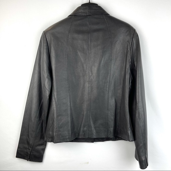 *SOLD Croft & Barrow Lambskin Leather Jacket-Blazer - Picture 10 of 16